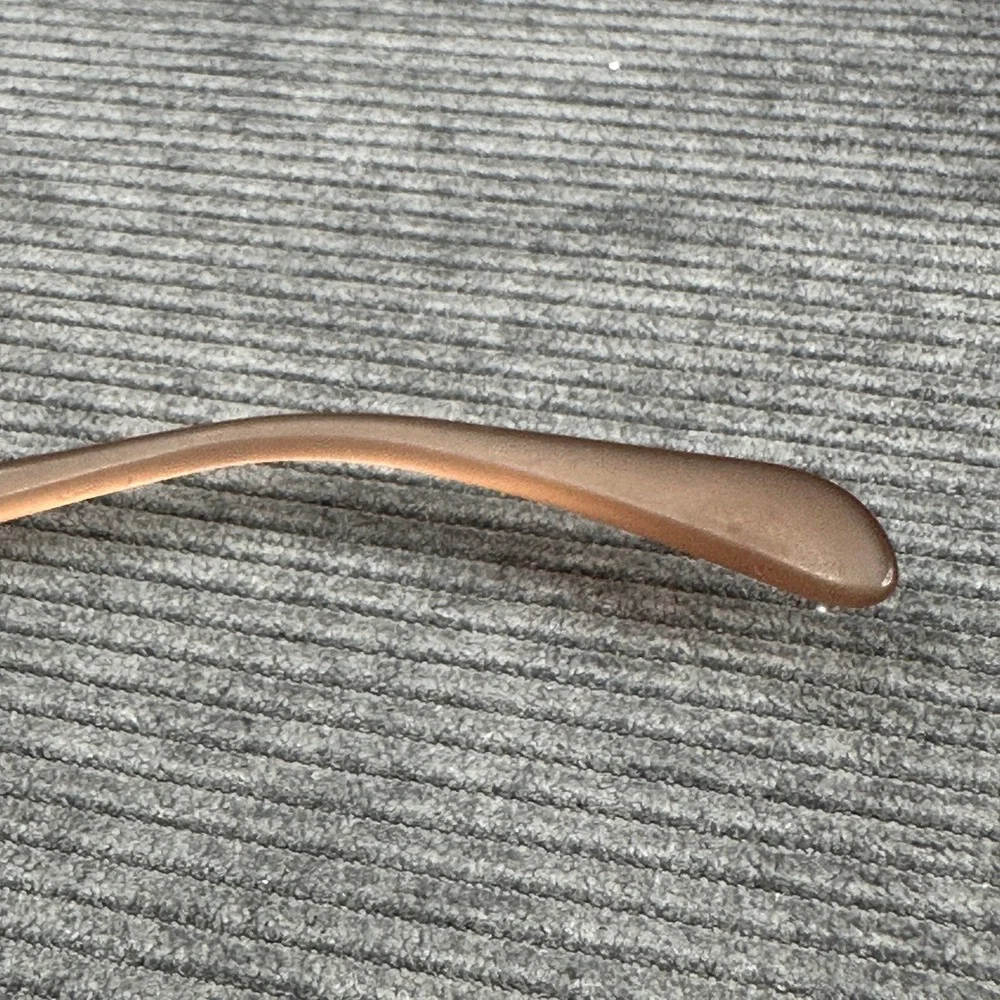 Lucky Brand D821 Peach Translucent Cat Eye Y2k Eyeglass Frames 52-16-140 Womens